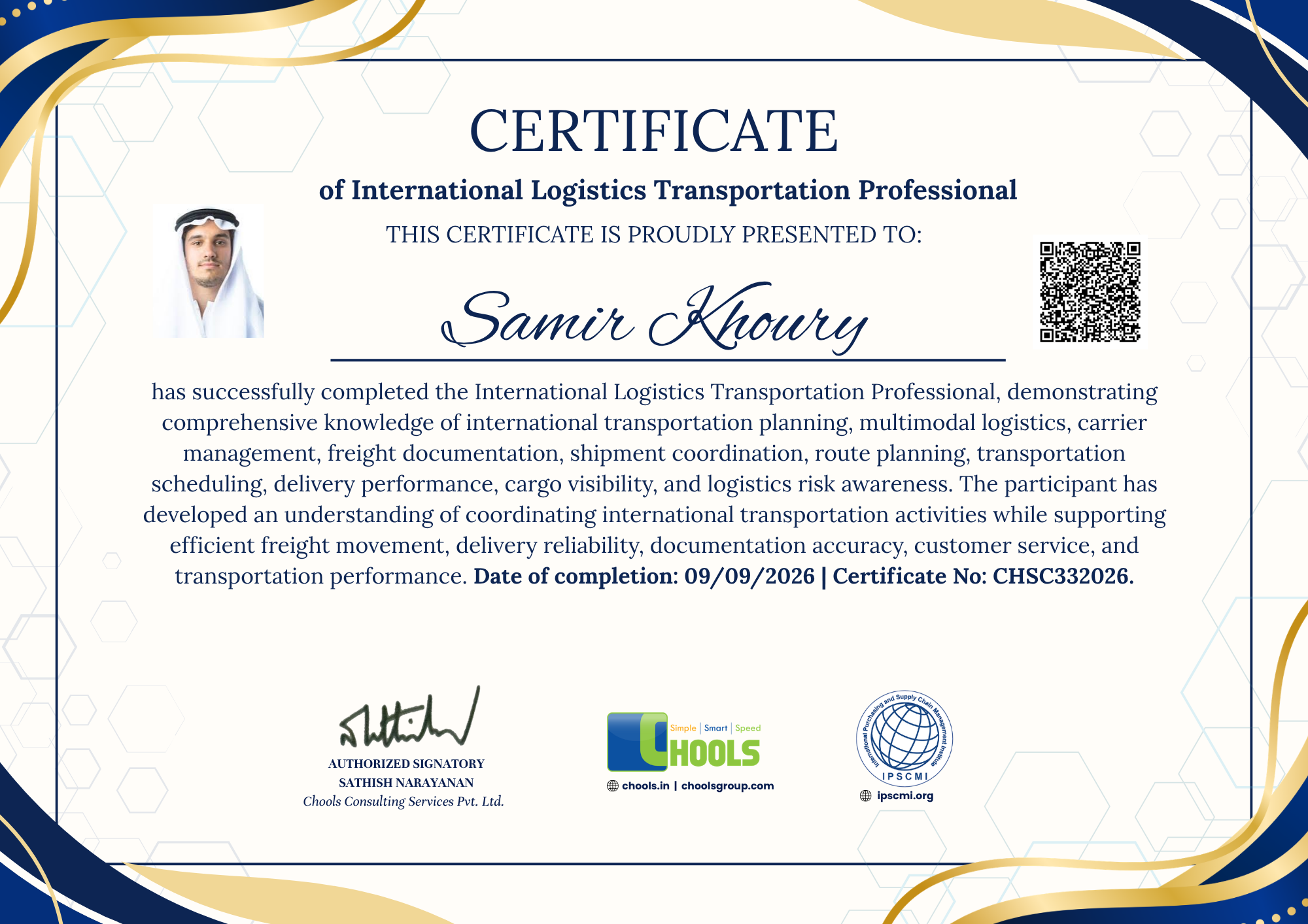 Emerging Business Program Certificate